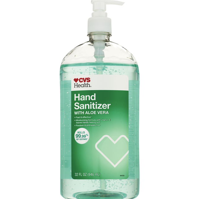 slide 1 of 1, Cvs Hnd Snzr Aloe 32Oz, 1 ct
