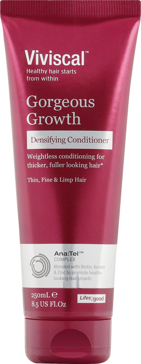 slide 5 of 6, Viviscal Gorgeous Growth Densifying Conditioner, 8.45 fl oz