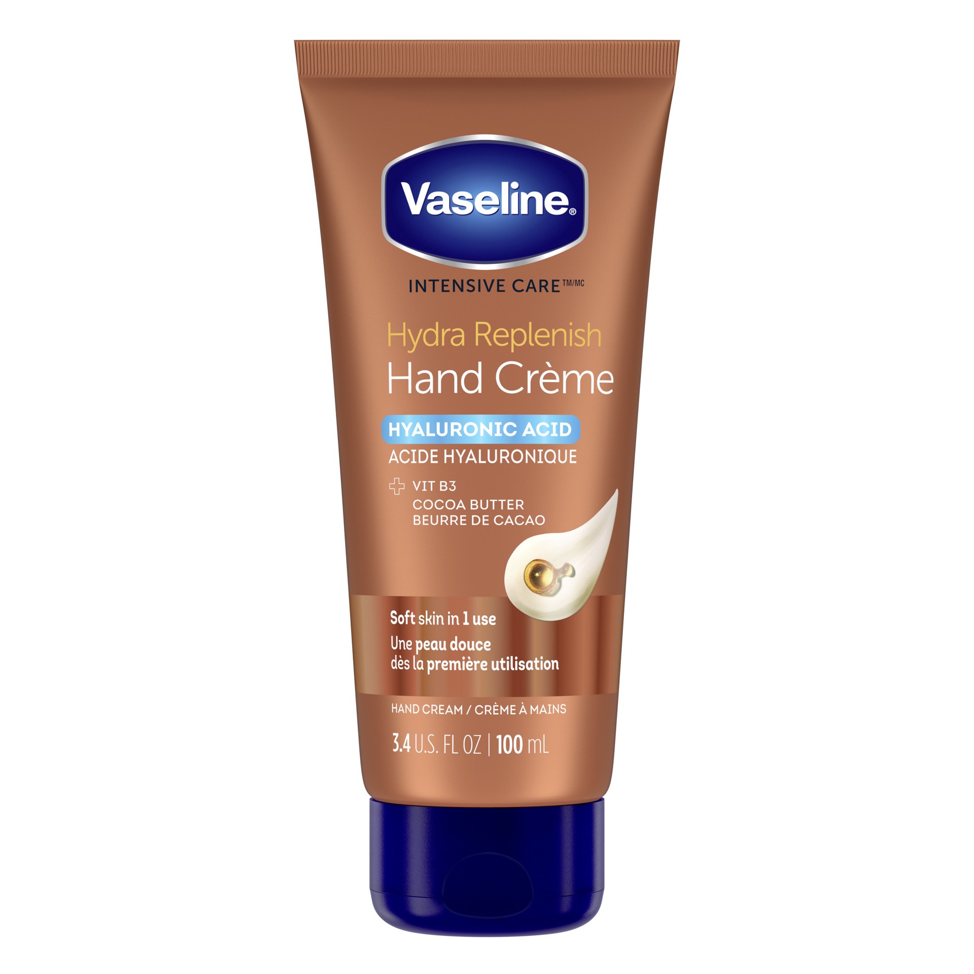 slide 1 of 9, Vaseline Intensive Care Hand Crème Hydra Replenish, 3.4 oz, 3.4 oz