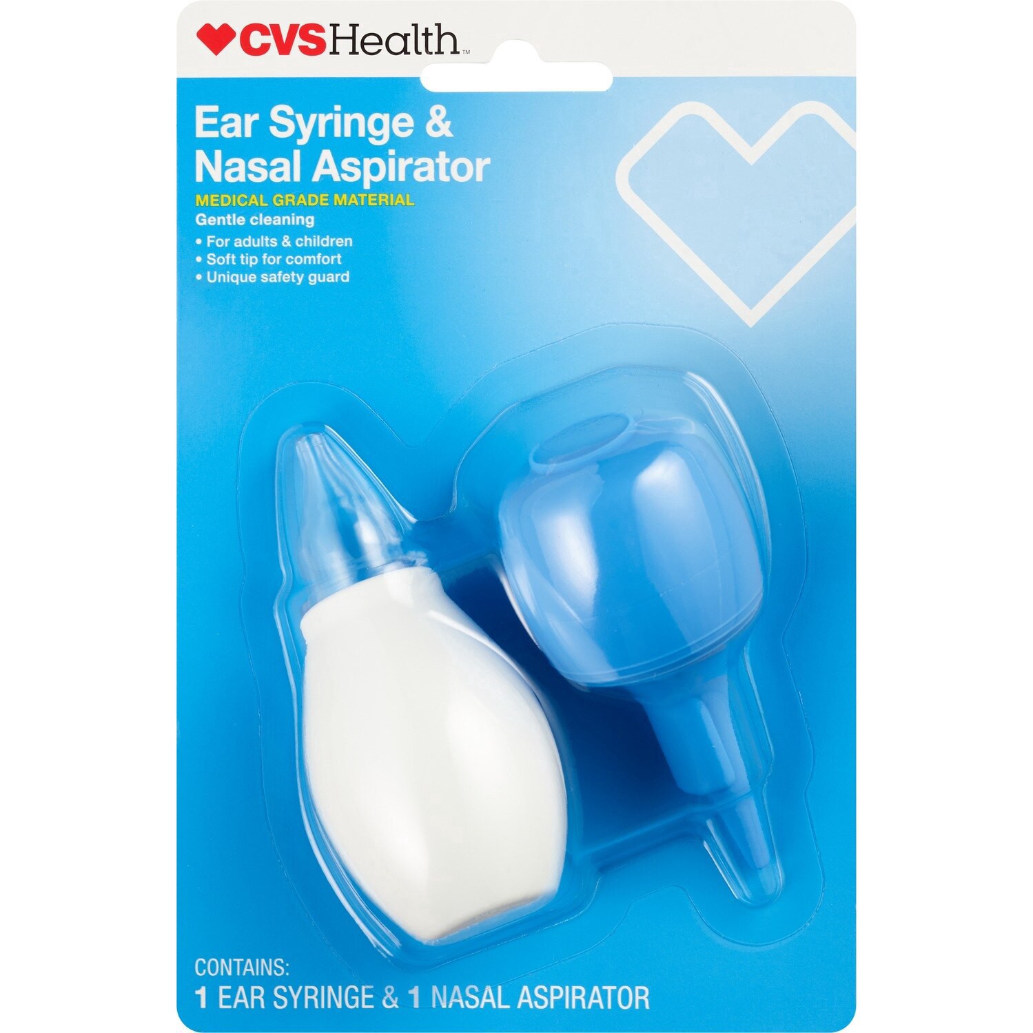slide 1 of 1, Cvs Health Ear Syringe & Nasal Aspirator, 1 ct