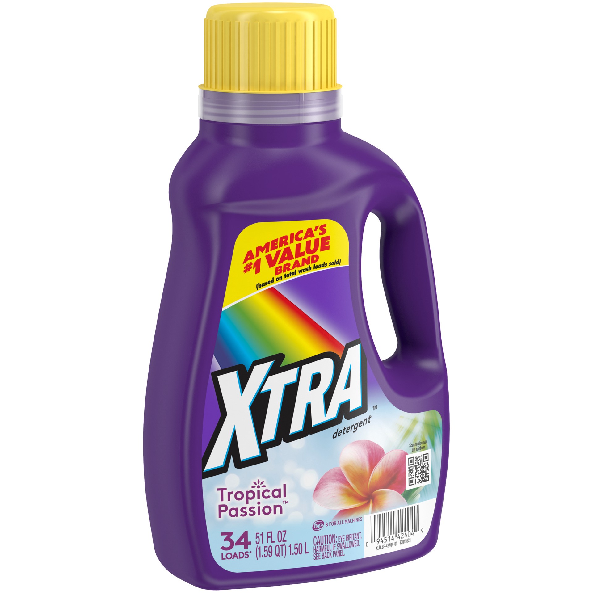 slide 5 of 5, Xtra Detergent 51 oz, 51 oz