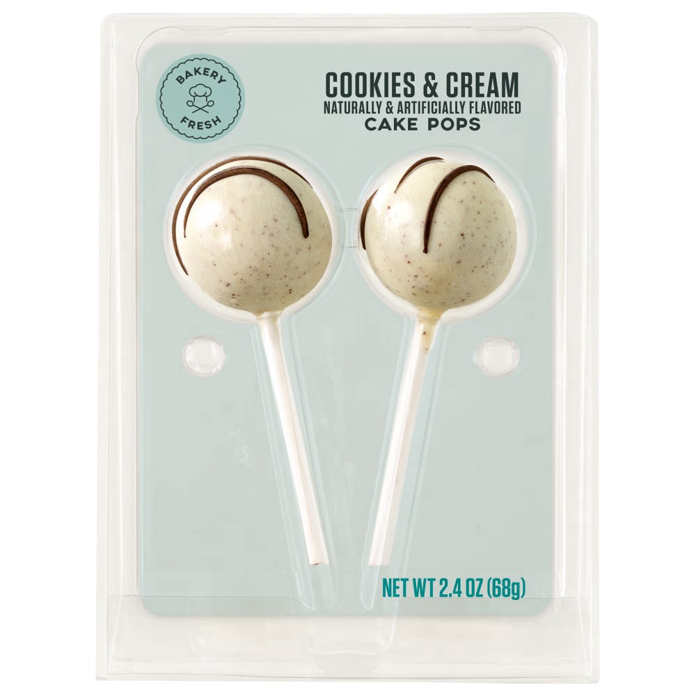 slide 1 of 2, Bakery Fresh Cookies & Cream Cake Pops, 2 ct; 2.4 oz