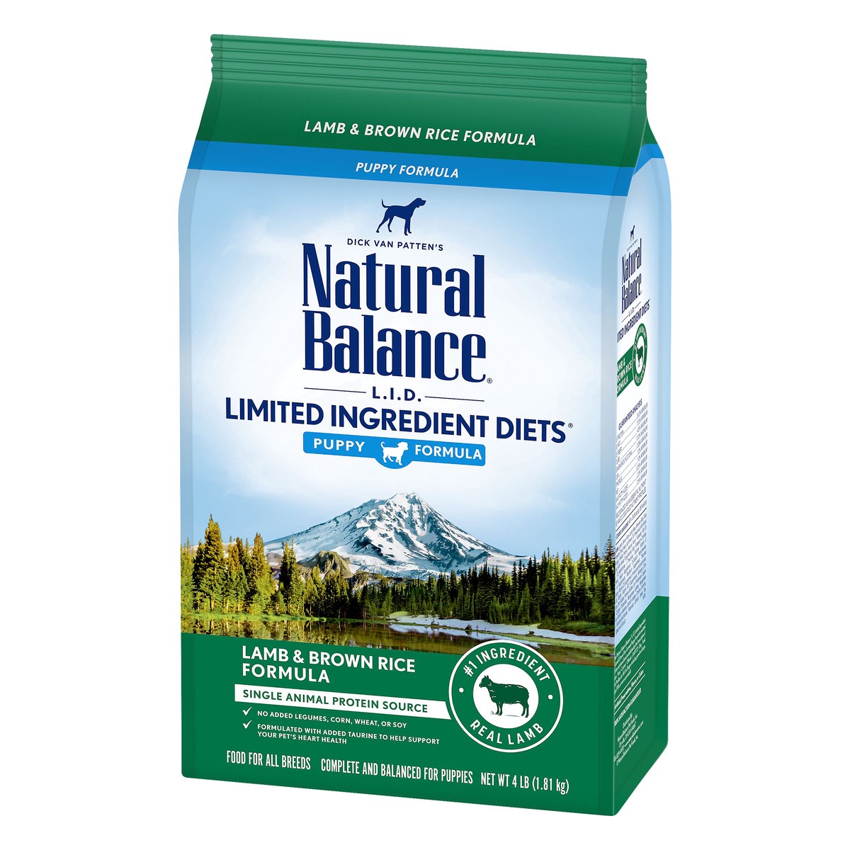 slide 5 of 7, Natural Balance Limited Ingredient Diets Food for All Breeds Lamb & Brown Rice Formula Dogs Food 4 lb, 4 lb
