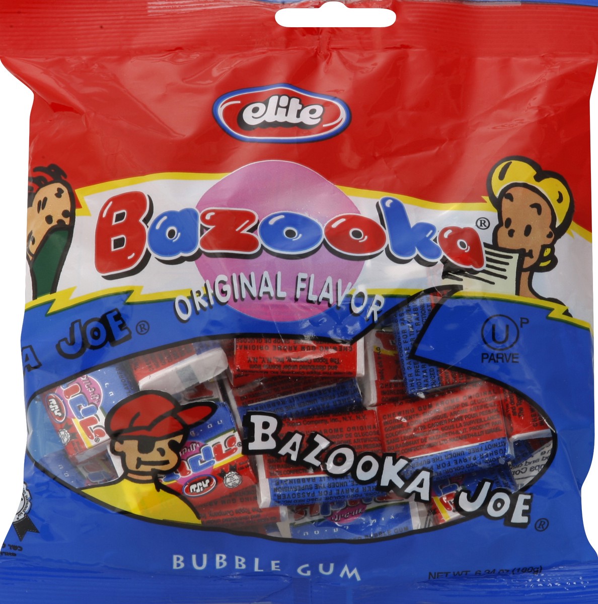 slide 3 of 3, Elite Bazooka Bubble Gum, 30 ct
