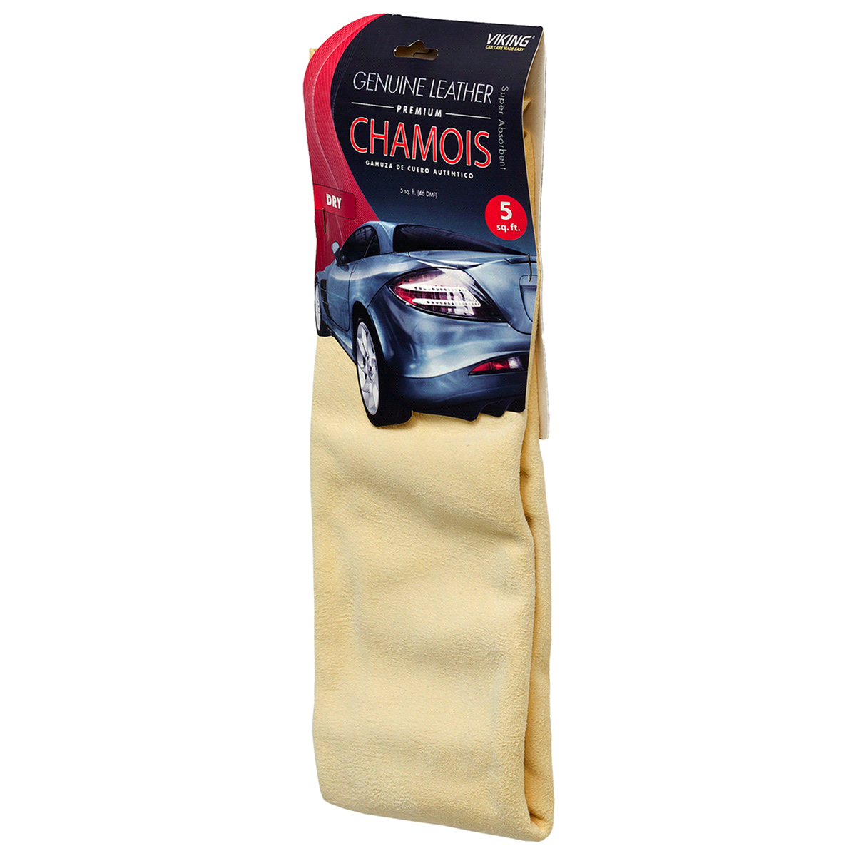 slide 4 of 4, Viking Genuine Leather Premium Chamois, 1 ct