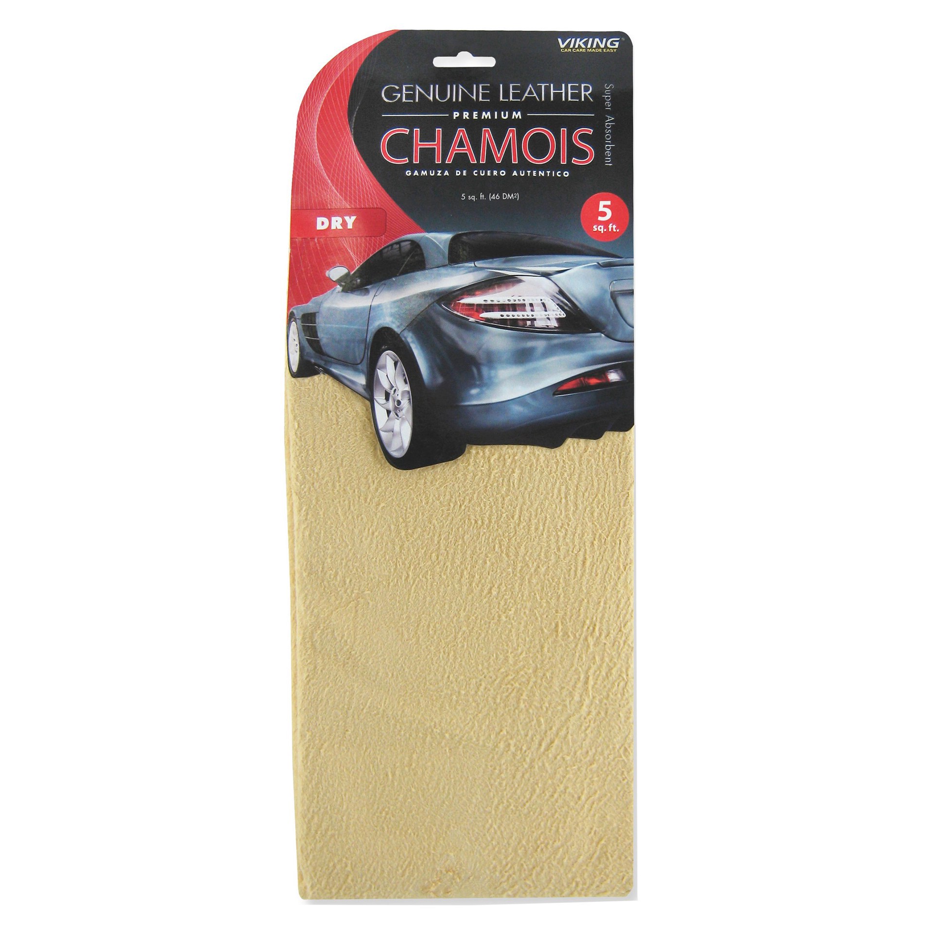 slide 1 of 4, Viking Genuine Leather Premium Chamois, 1 ct