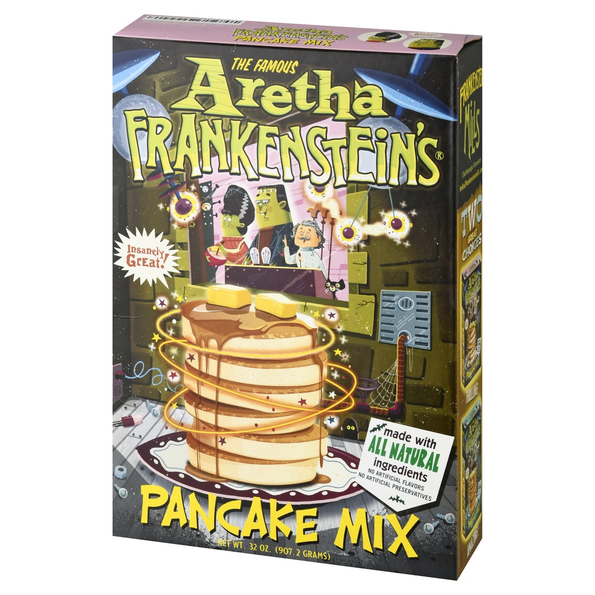 slide 9 of 9, Aretha Frankenstein's Aretha Frankensteins Pancake Mix, 32 oz