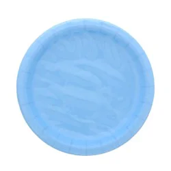 Unique Industries Powder Blue Paper Plates