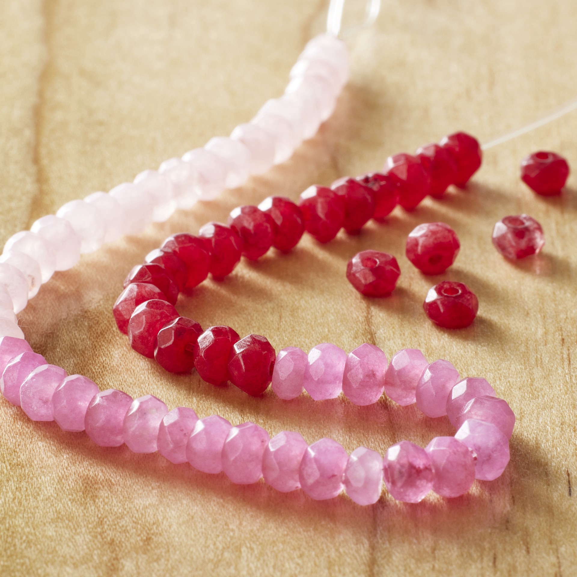 slide 3 of 3, Purple & Pink Faceted Quartz Round Beads, 4mm By Bead Landing, 4 mm