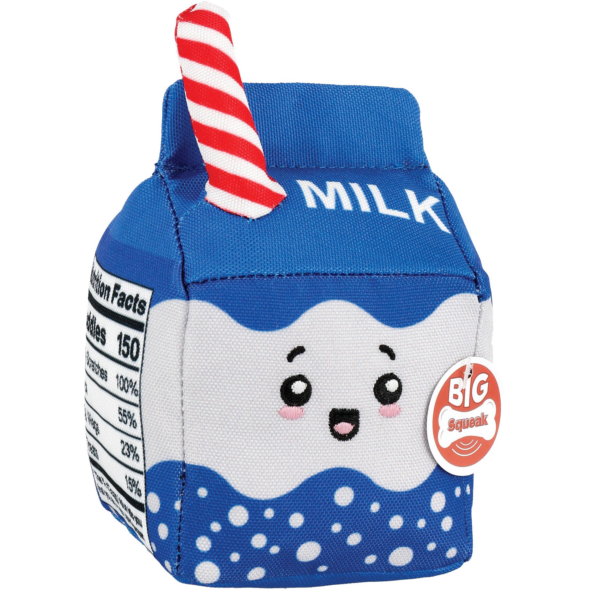 slide 1 of 1, Woof and Whiskers Milk Carton Plush Dog Toy, 1 ct