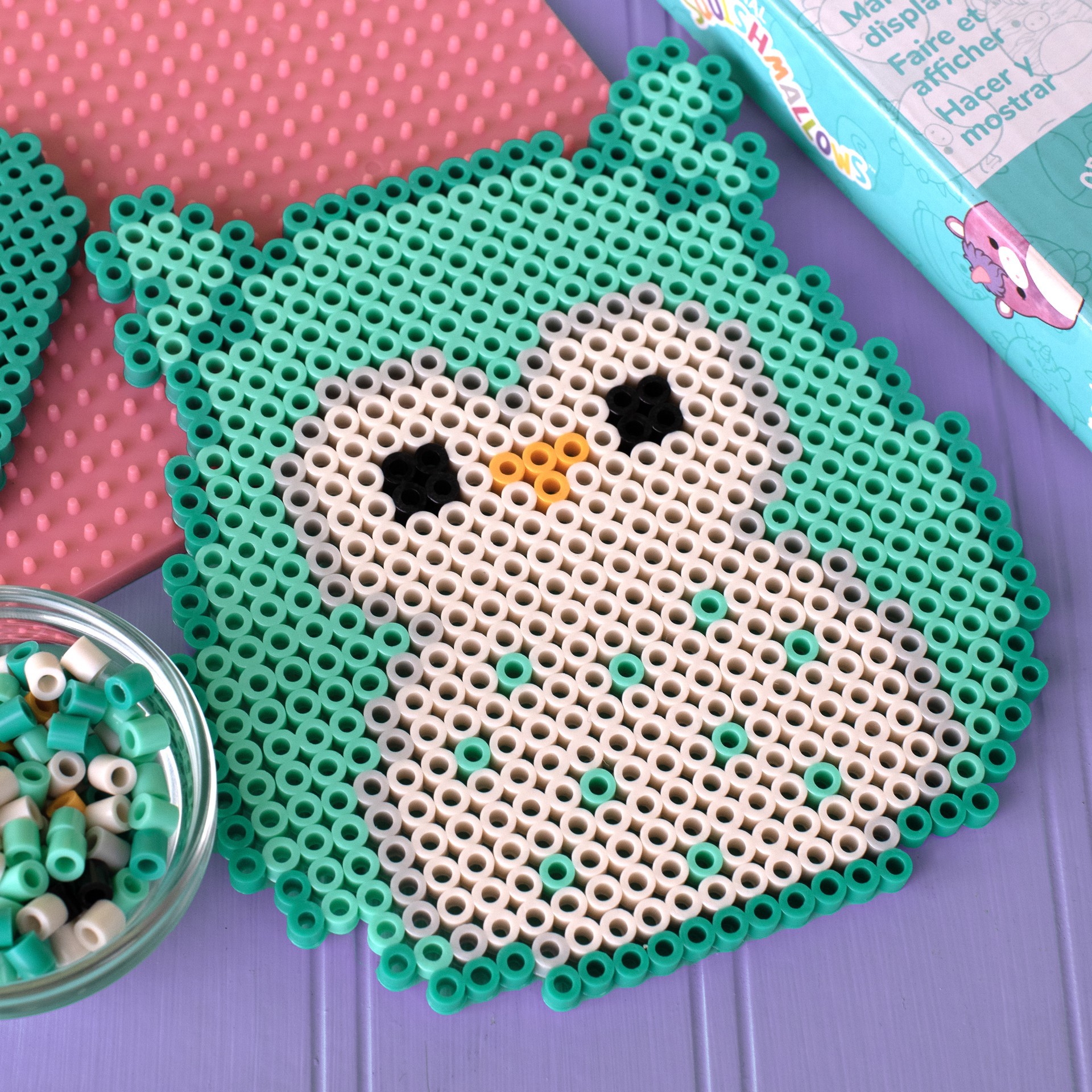 slide 5 of 7, Perler Squishmallows Winston Fused Bead Kit, 1 ct