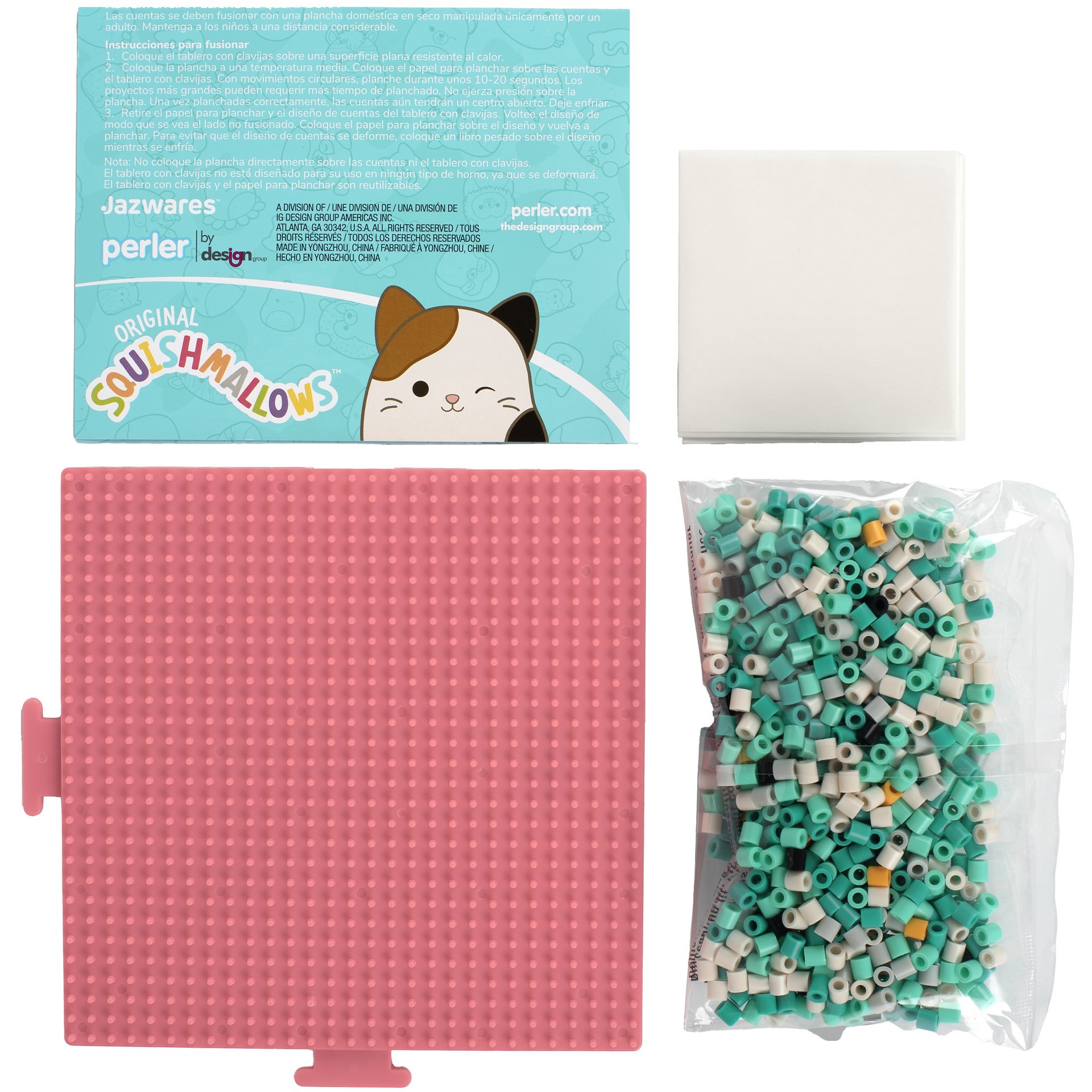 slide 6 of 7, Perler Squishmallows Winston Fused Bead Kit, 1 ct