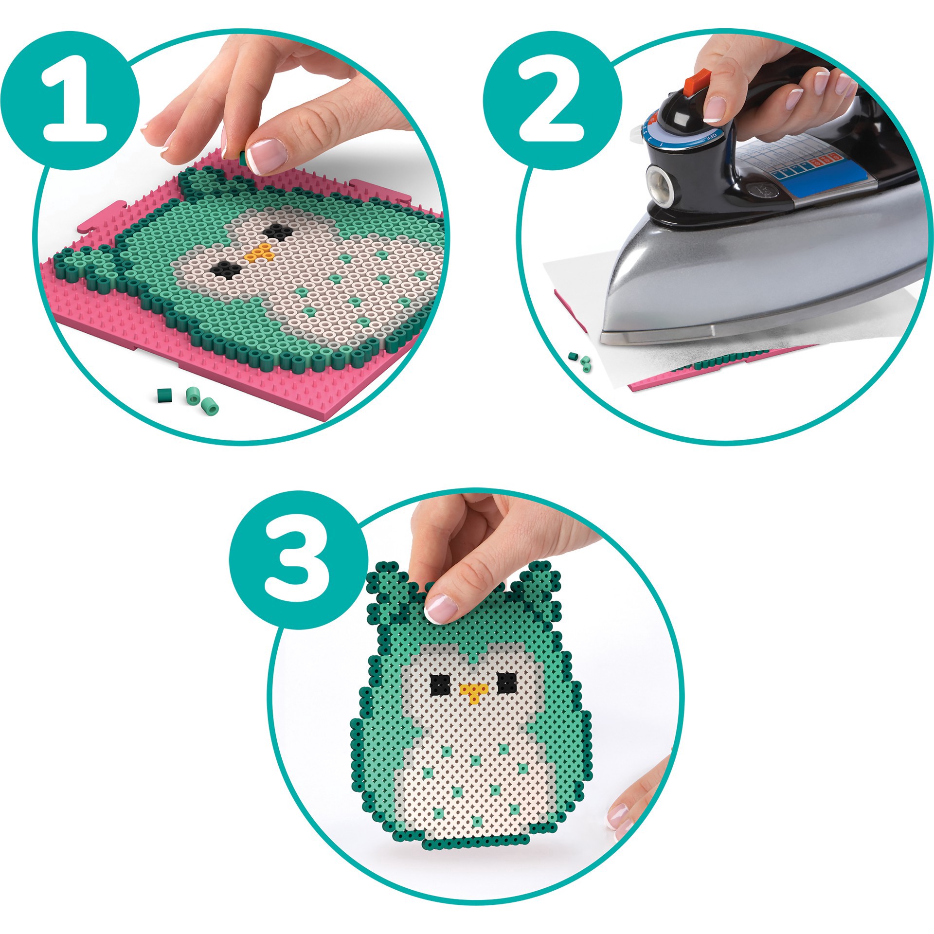 slide 7 of 7, Perler Squishmallows Winston Fused Bead Kit, 1 ct