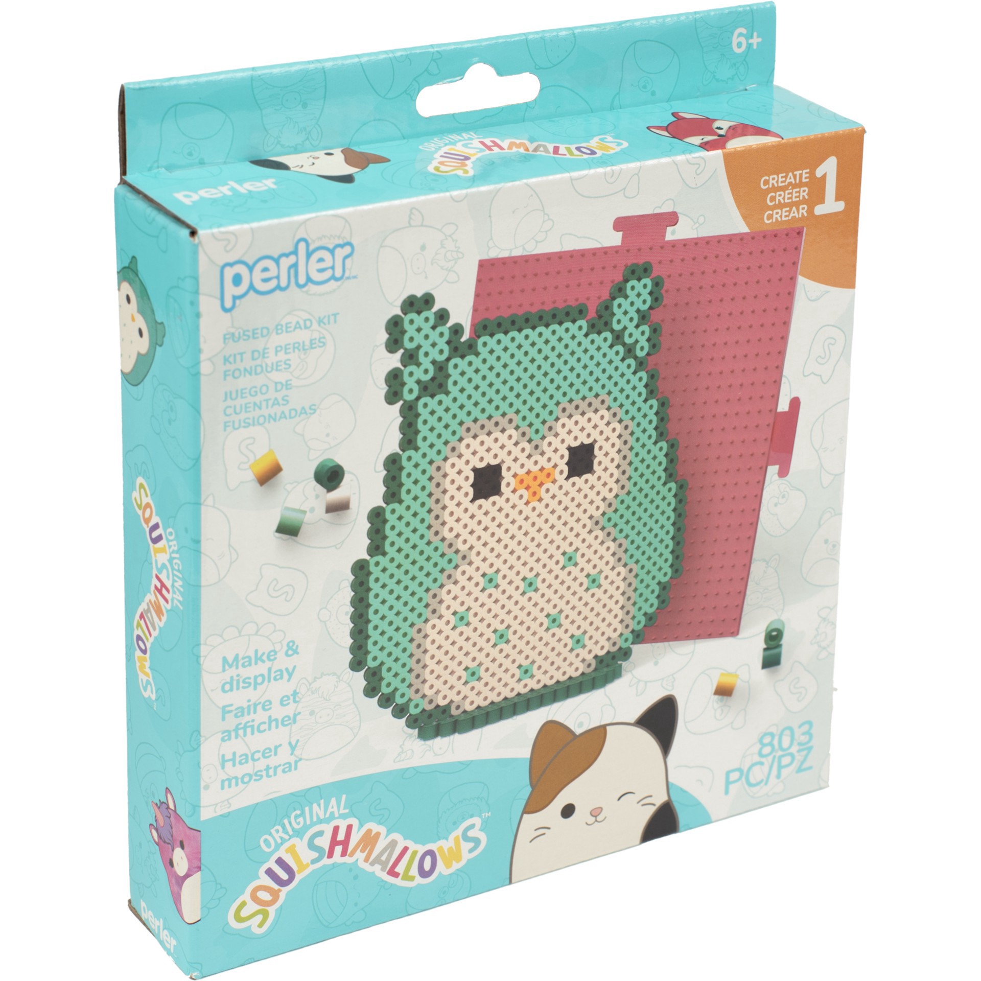 slide 3 of 7, Perler Squishmallows Winston Fused Bead Kit, 1 ct