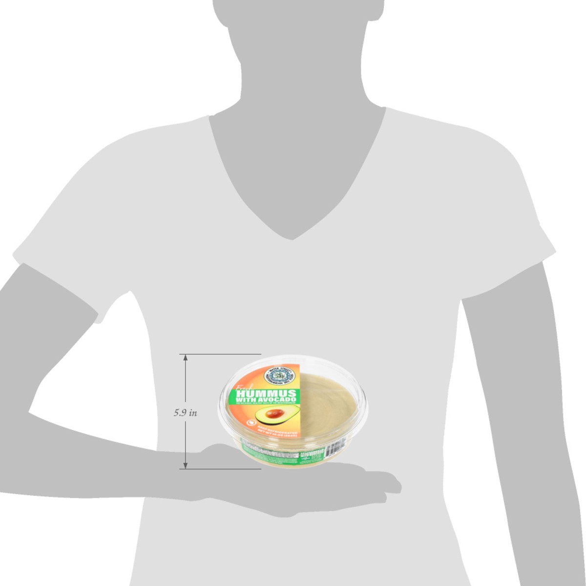 slide 14 of 14, Water Street Deli Fresh Hummus with Avocado 10 oz, 10 oz