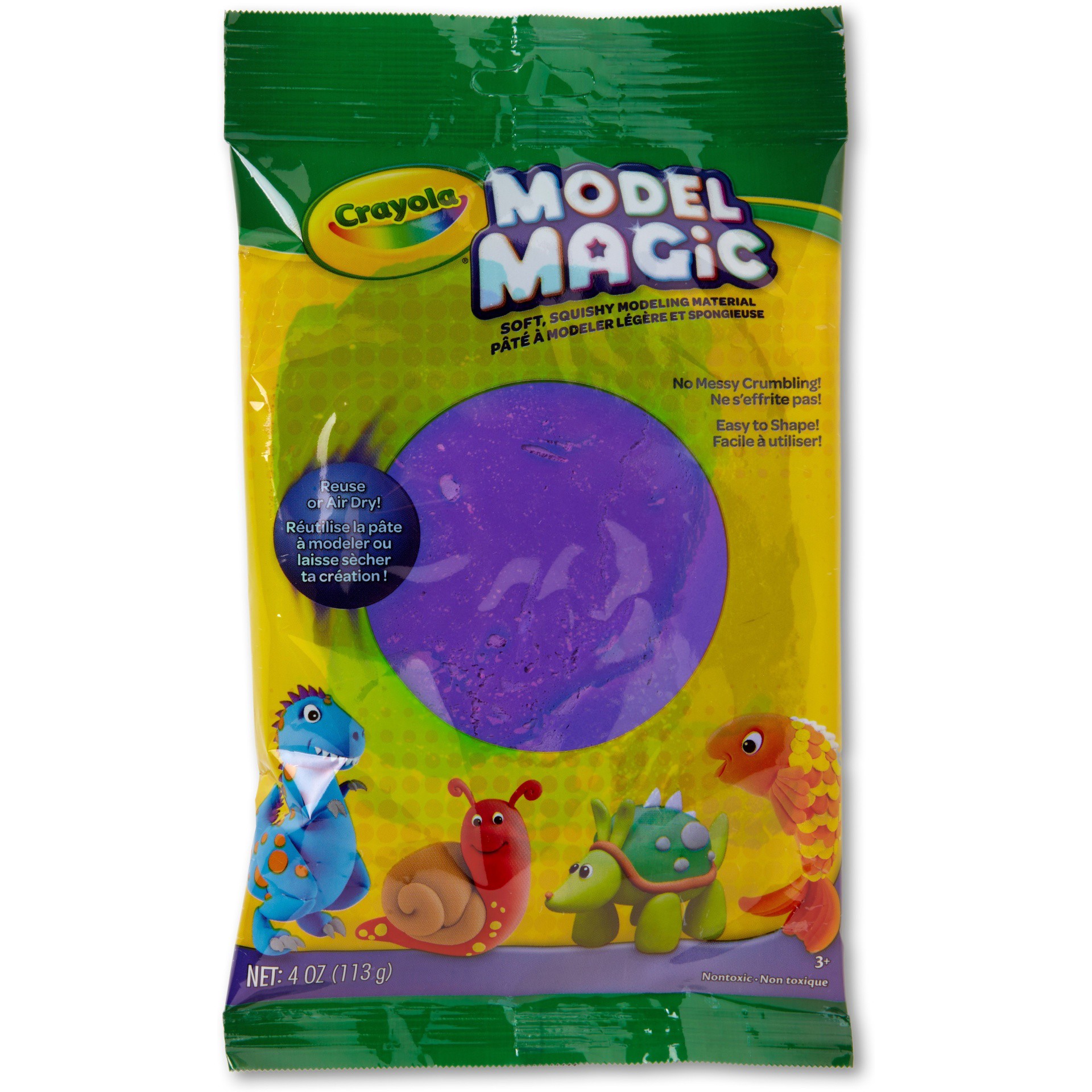 slide 1 of 6, Crayola Model Magic Pouch Purple, 4 oz