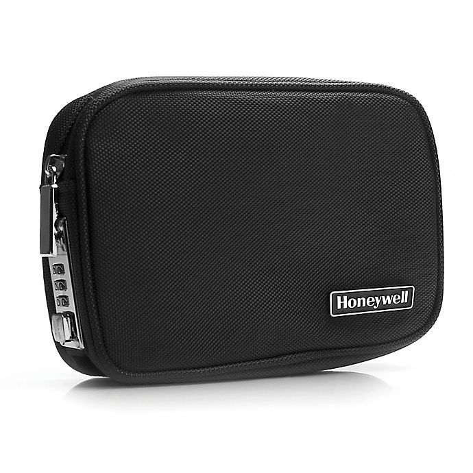 slide 1 of 6, Honeywell Black Locking Security Pouch - Black, 1 ct