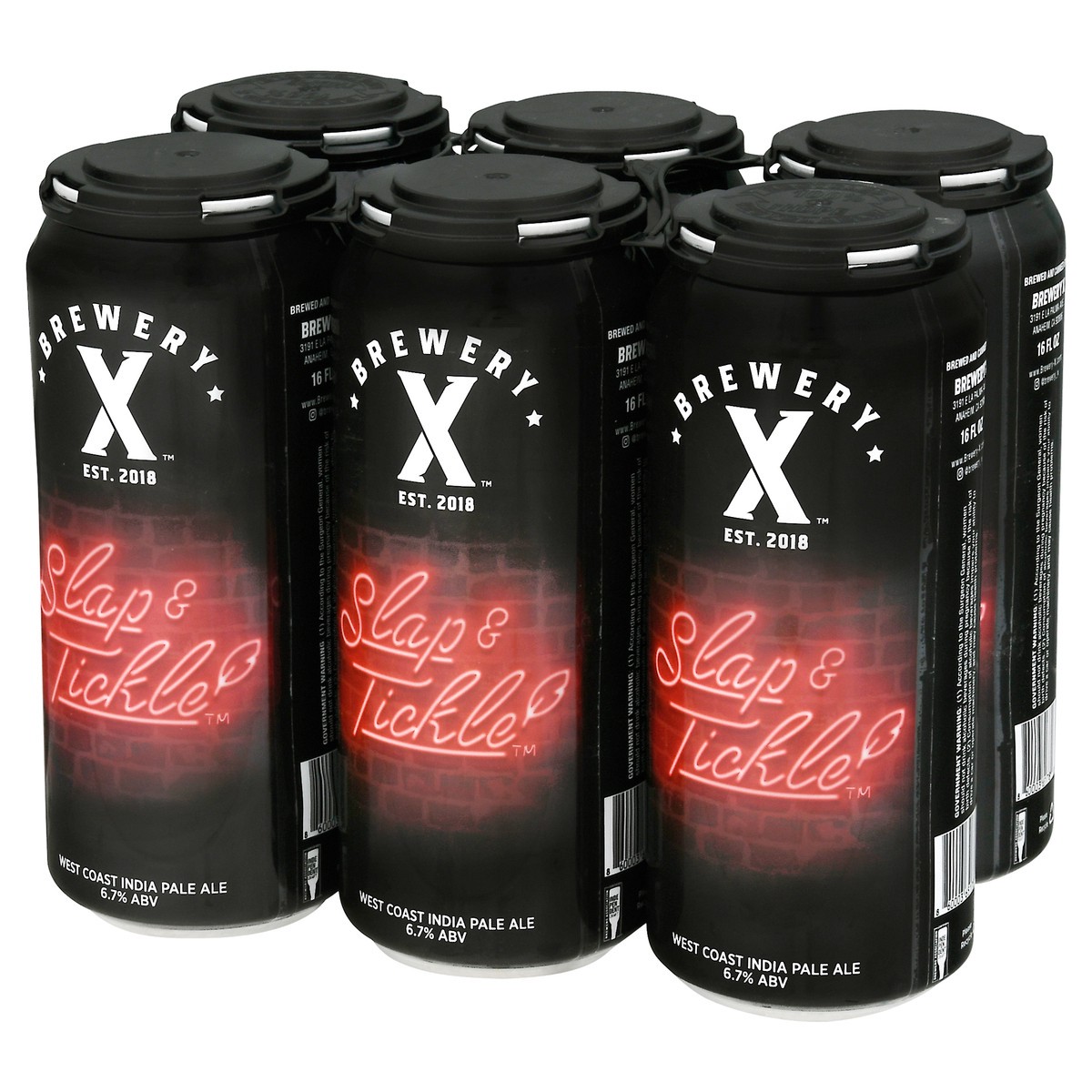 slide 5 of 11, Brewery X Slap & Tickle IPA, 6 ct; 16 oz