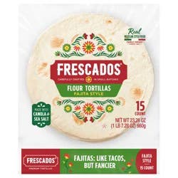 Frescados Tortillas, Flour, Fajita Style