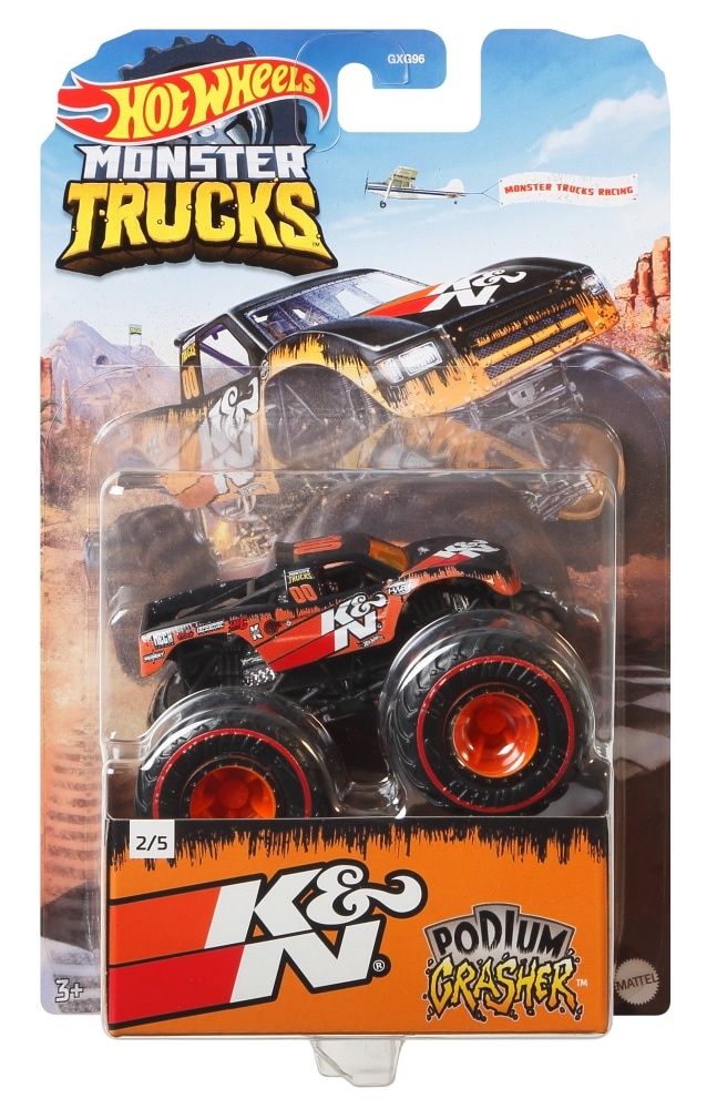 slide 1 of 1, Mattel Hot Wheels Monster Trucks Rodger Dodger Pro Race Wheeled Vehicle, 1 ct