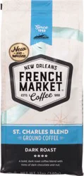 French Market CoffeeCoffee Dark Roast Ground St. Charles Blend Coffee 12 oz