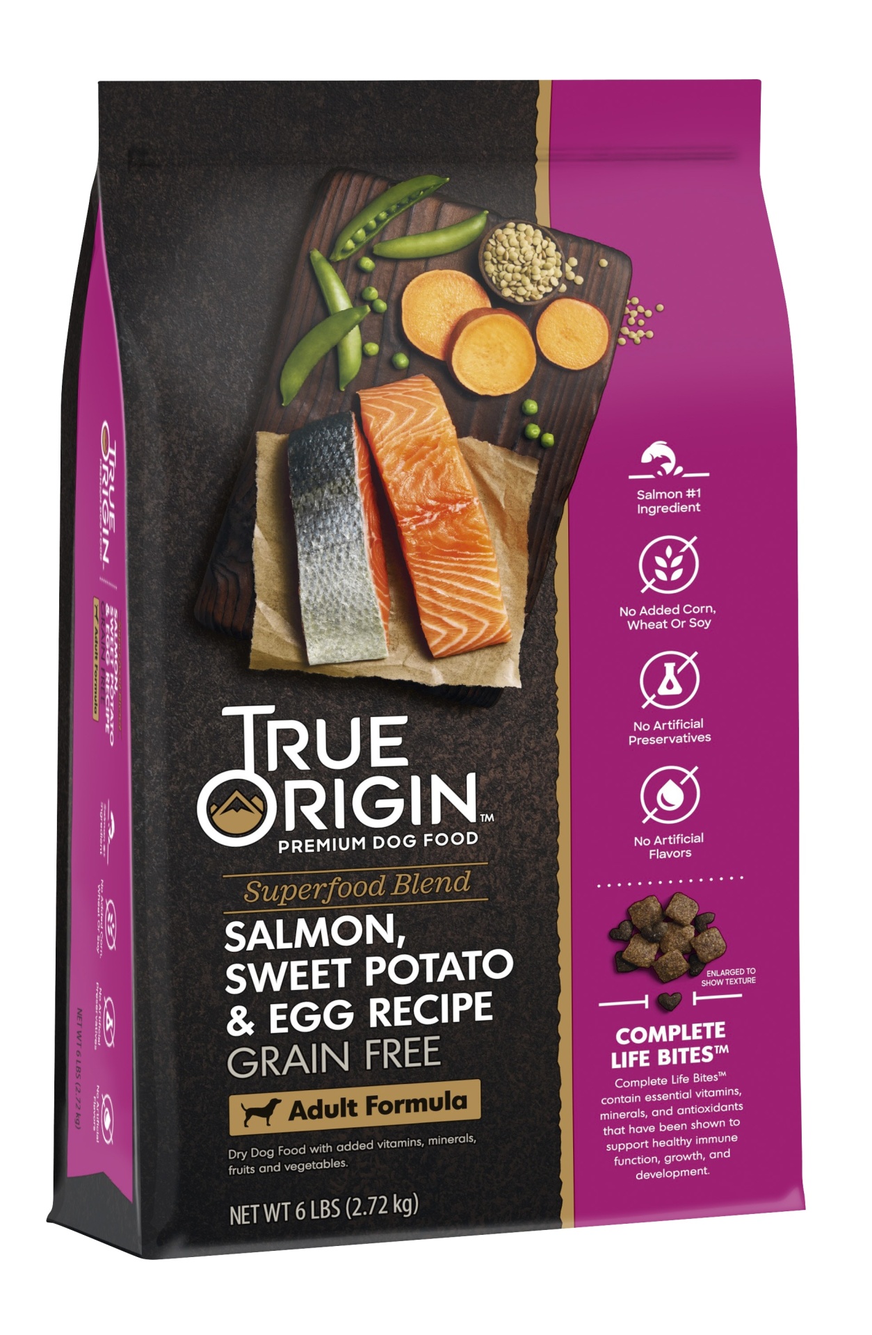 SUPERCOAT True Origin True Origin Premium Dog Food Salmon Sweet