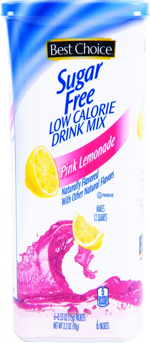 slide 1 of 1, Best Choice Pink Lemonade Drink Mix Sugar Free - 12 qt, 12 qt