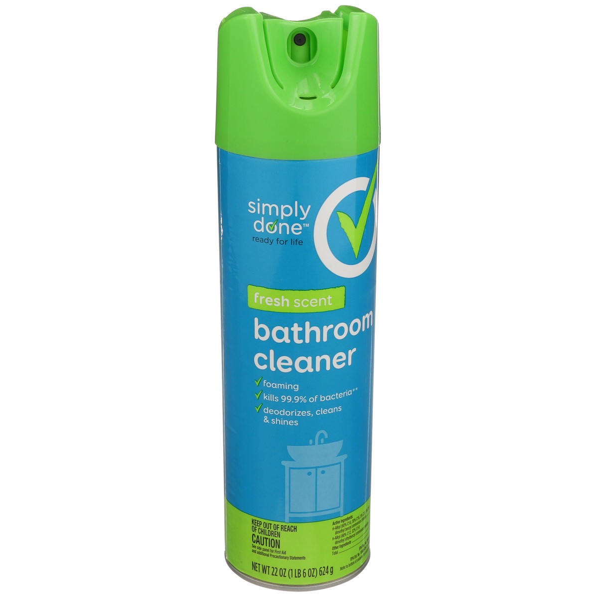 slide 2 of 9, Simply Done Bathroom Cleaner, Fresh, 22 oz