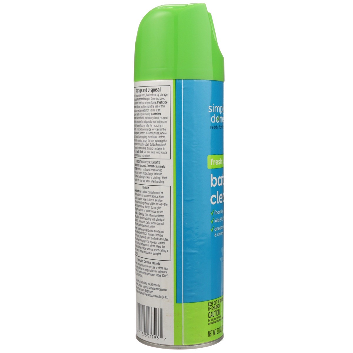 slide 7 of 9, Simply Done Bathroom Cleaner, Fresh, 22 oz