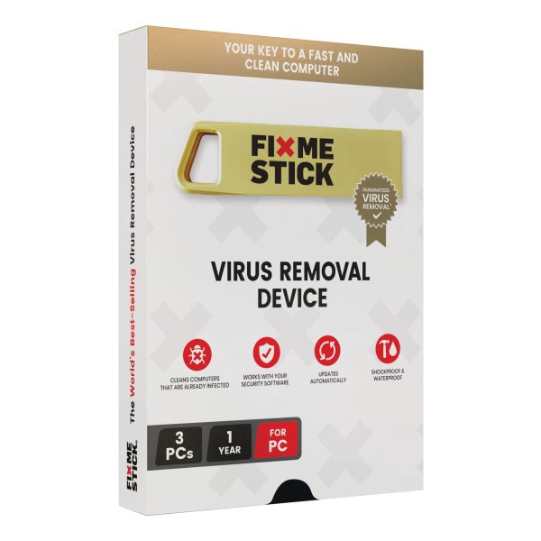slide 6 of 6, FixMeStick Virus Removal, For 3 Devices, 1-Year Subscription, Usb Flash Drive, 1 ct