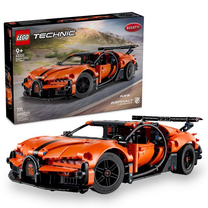 slide 1 of 6, LEGO Technic Bugatti Chiron Pur Sport Hypercar 42222, 1 ct