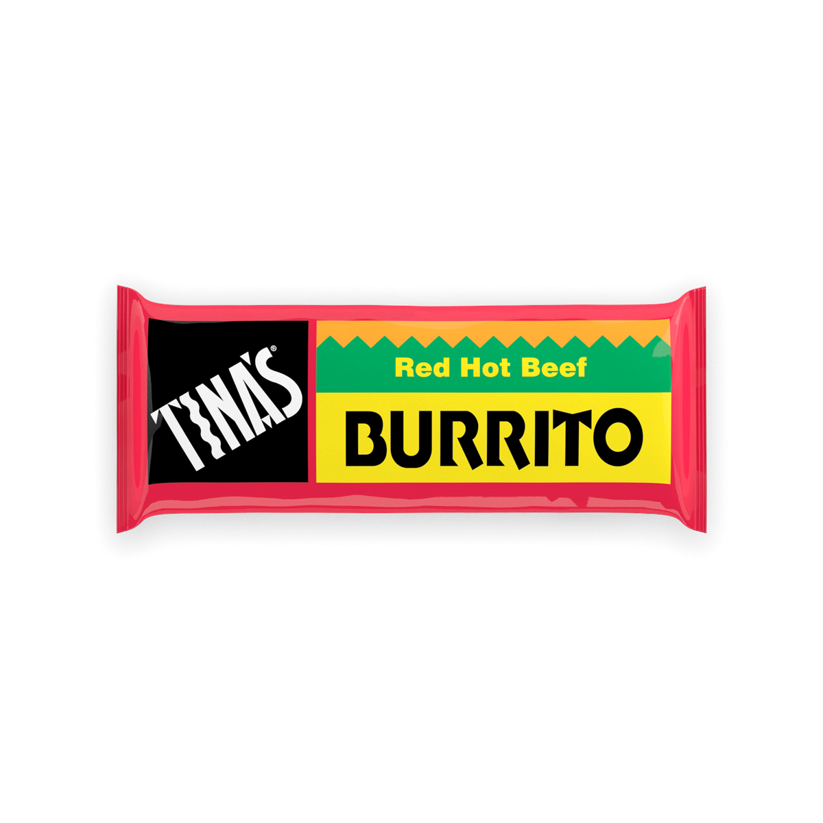 slide 1 of 9, Tina's Red Hot Beef Burrito 4 oz, 4 oz