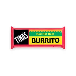 Tina's Red Hot Beef Burrito 4 oz