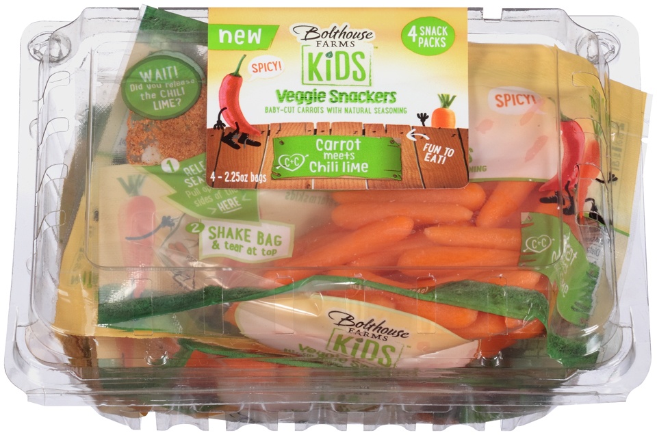 slide 1 of 1, Bolthouse Farms Veggie Snackers, Carrot Meets Chili Lime, Spicy, 2.5 oz