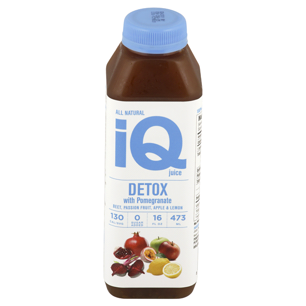 slide 1 of 1, iQ Juice Detox With Pomegranate, 16 fl oz