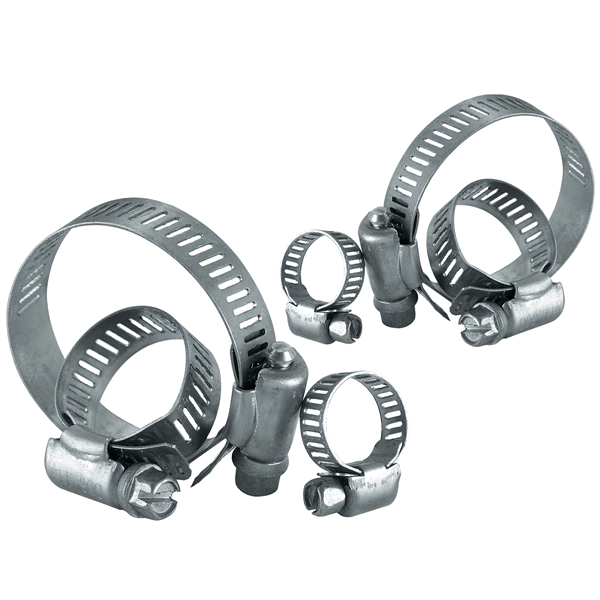 slide 1 of 1, PlumbCraft Assorted Hose Clamps, 6 ct