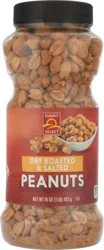 Sunny Select Dry Roasted & Salted Peanuts 16 oz