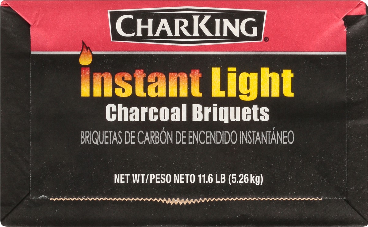 slide 4 of 9, CharKing Instant Light Charcoal Briquets 11.6 lb, 11.6 lb