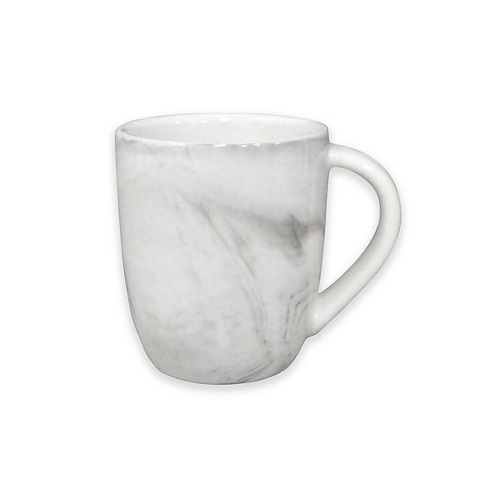 slide 1 of 3, Artisanal Kitchen Supply Coupe Marbleized Espresso Mugs - Grey, 4 ct