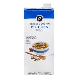 Publix Reduced Sodium Chicken Broth - 32 oz