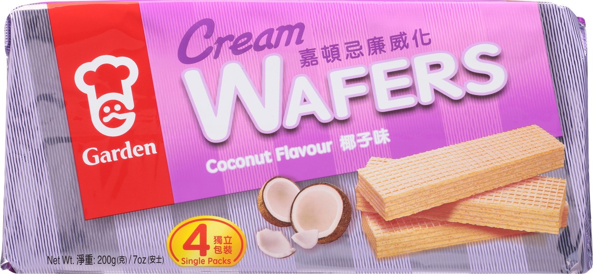 slide 2 of 9, Garden Cream Coconut Flavour Wafers 4 ea, 4 ct