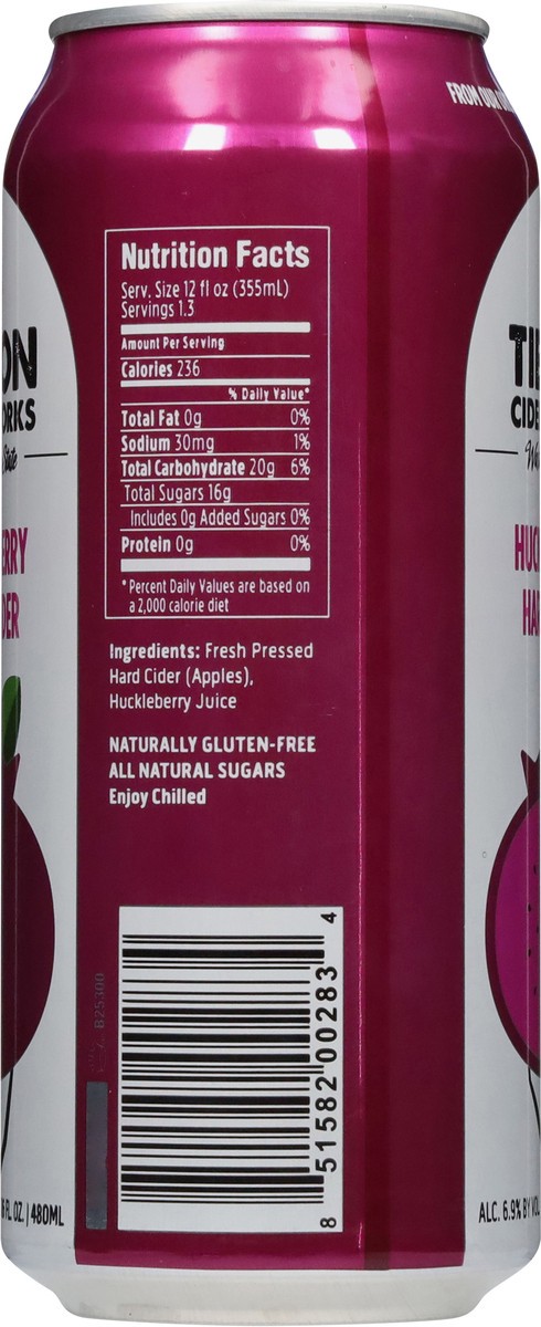 slide 11 of 14, Tieton Cider Works Huckleberry Hard Cider 16 fl oz, 16 fl oz