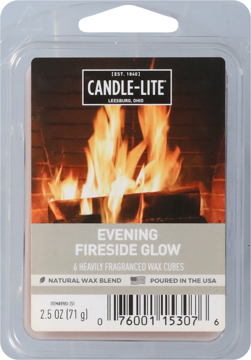 slide 3 of 10, Candle-Lite Evening Fireside Glow Wax Cubes 6 ea, 6 ct
