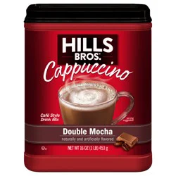 Hills Bros. Cappuccino Cafe Style Double Mocha Drink Mix - 16 oz