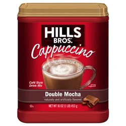 Hills Bros. Cappuccino Cafe Style Double Mocha Drink Mix - 16 oz