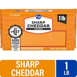 Kroger Sharp Cheddar Cheese Bar