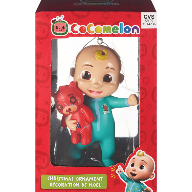 slide 1 of 1, XMAS TRIM A TREE Cocomelon With Bear Ornament, 1 Ct, 1 ct