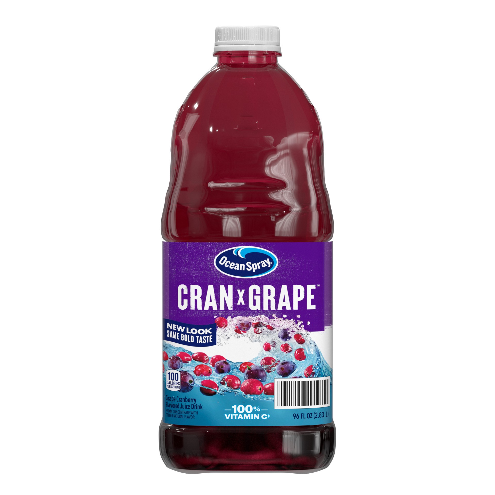 slide 1 of 6, Ocean Spray Os Cran-Grape - 96 fl oz, 96 fl oz