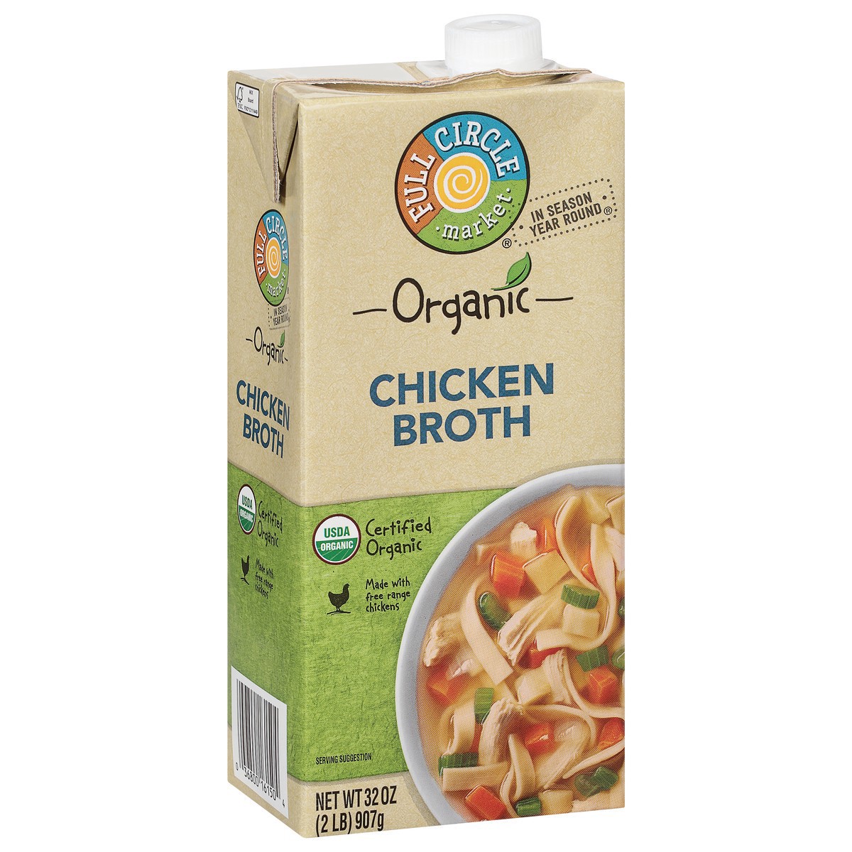 slide 16 of 16, Full Circle Market Full Circle Chicken Broth, 32 oz