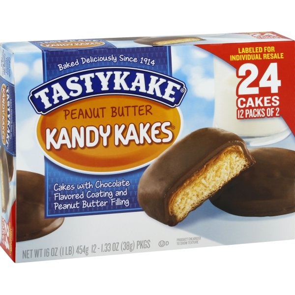 slide 1 of 1, Tastykake Peanut Butter Kandy Kakes - 12 Pack, 16 oz